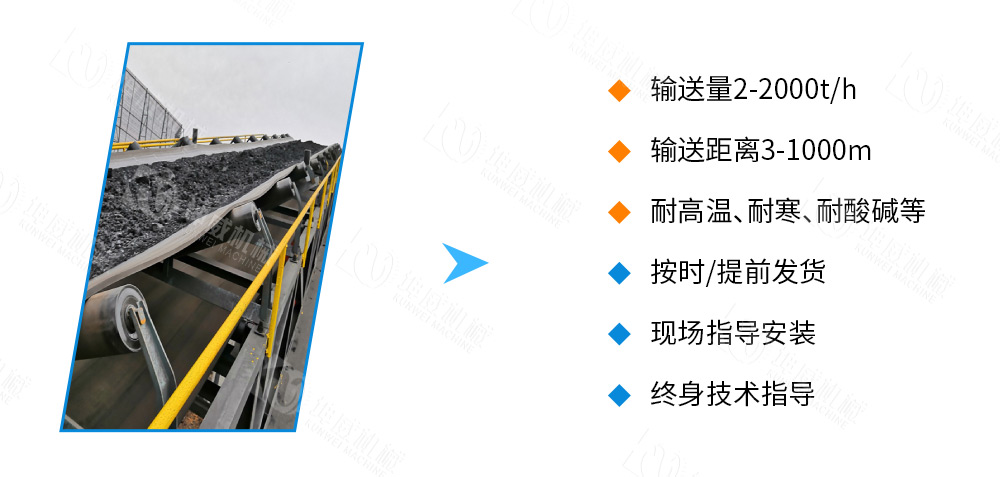 固定式皮带输送机优势特点
